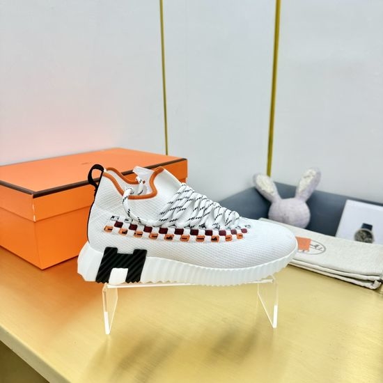 Hermes Classic Color Block Casual Comfortable Walking Shoes