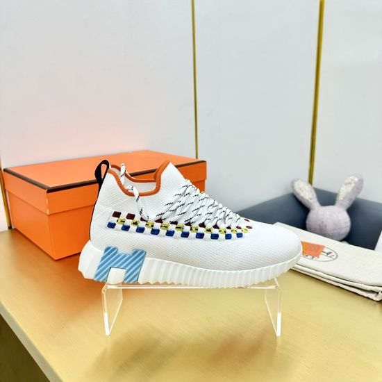 Hermes Classic Color Block Casual Comfortable Walking Shoes