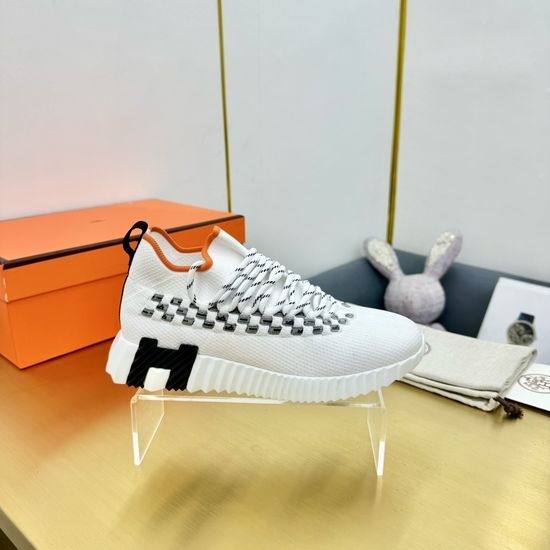 Hermes Classic Color Block Casual Comfortable Walking Shoes