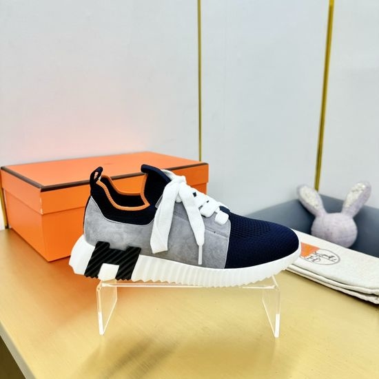 Hermes Classic Color Block Casual Comfortable Walking Shoes