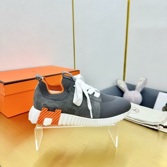Hermes Classic Color Block Casual Comfortable Walking Shoes