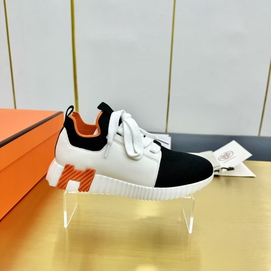 Hermes Classic Color Block Casual Comfortable Walking Shoes