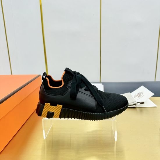 Hermes Classic Color Block Casual Comfortable Walking Shoes
