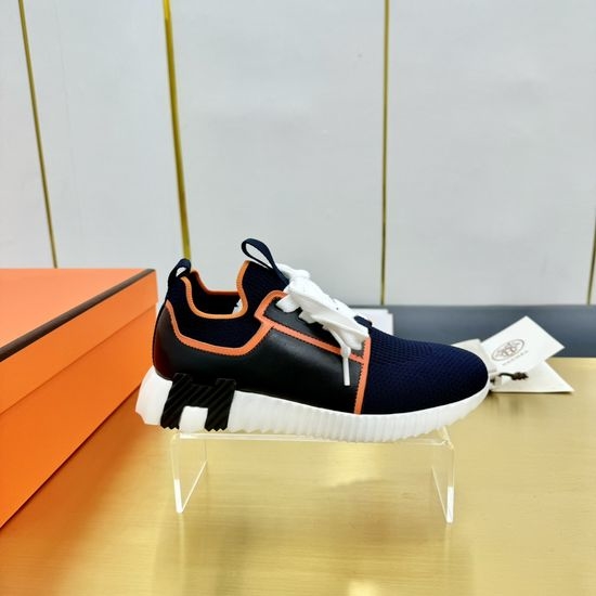 Hermes Classic Color Block Casual Comfortable Walking Shoes
