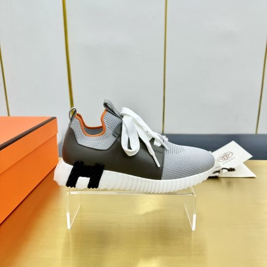 Hermes Classic Color Block Casual Comfortable Walking Shoes
