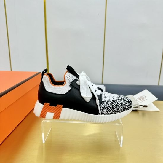 Hermes Classic Color Block Casual Comfortable Walking Shoes