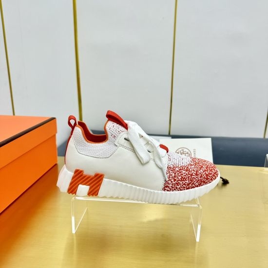 Hermes Classic Color Block Casual Comfortable Walking Shoes
