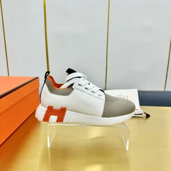Hermes Classic Color Block Casual Comfortable Walking Shoes