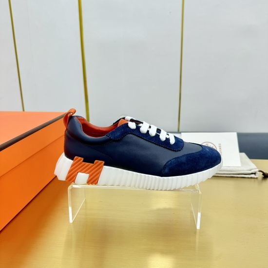 Hermes Premium Color Block Casual Athletic Sneakers