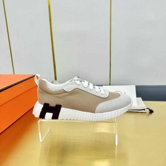 Hermes Classic Color Block Casual Comfortable Walking Shoes