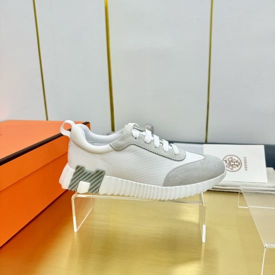 Hermes Classic Color Block Casual Comfortable Walking Shoes