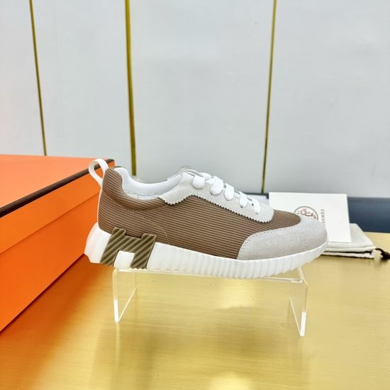 Hermes Classic Color Block Casual Comfortable Walking Shoes