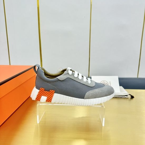 Hermes Classic Color Block Casual Comfortable Walking Shoes