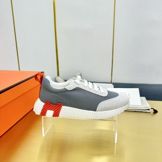 Hermes Classic Color Block Casual Comfortable Walking Shoes