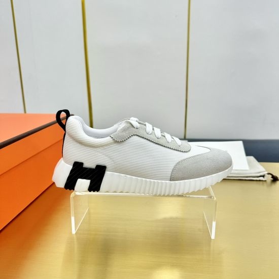 Hermes Classic Color Block Casual Comfortable Walking Shoes