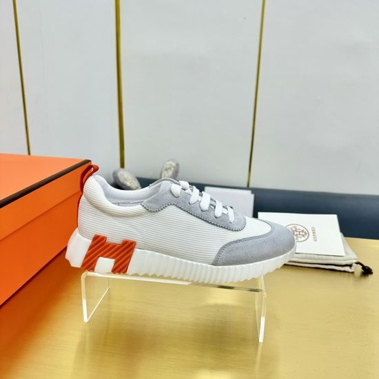 Hermes Classic Color Block Casual Comfortable Walking Shoes