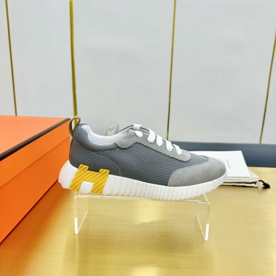 Hermes Classic Color Block Casual Comfortable Walking Shoes