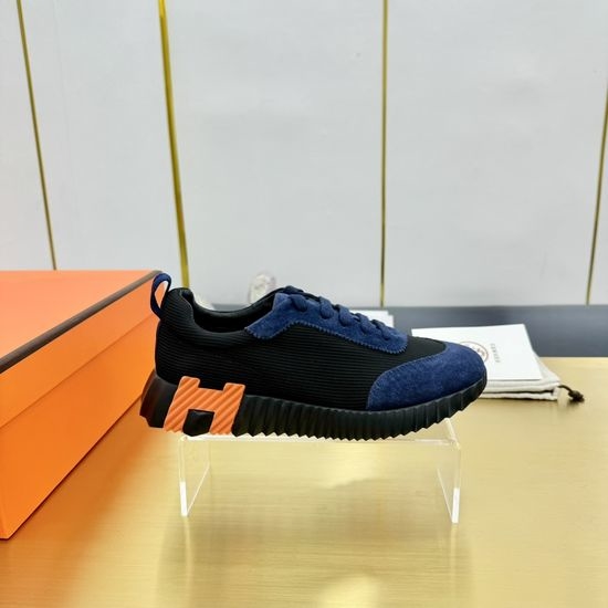 Hermes Classic Color Block Casual Comfortable Walking Shoes