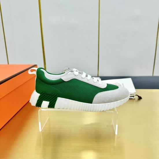 Hermes Classic Color Block Casual Comfortable Walking Shoes