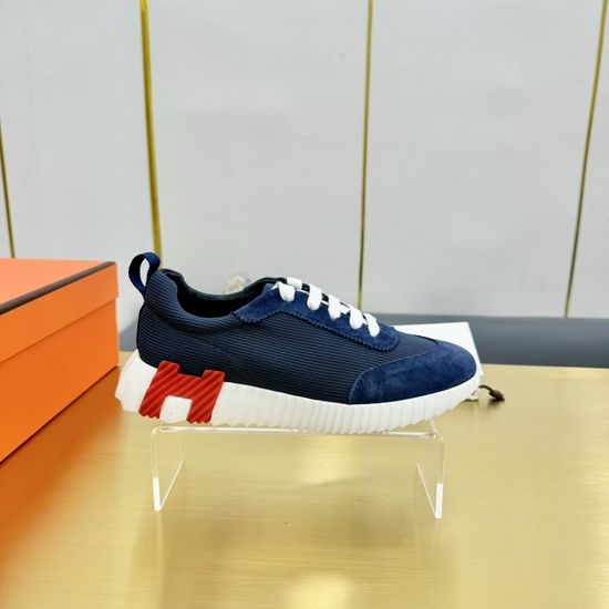 Hermes Classic Color Block Casual Comfortable Walking Shoes
