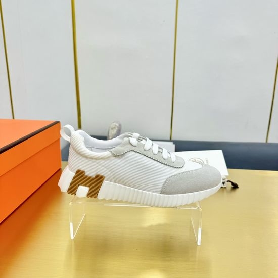 Hermes Classic Color Block Casual Comfortable Walking Shoes