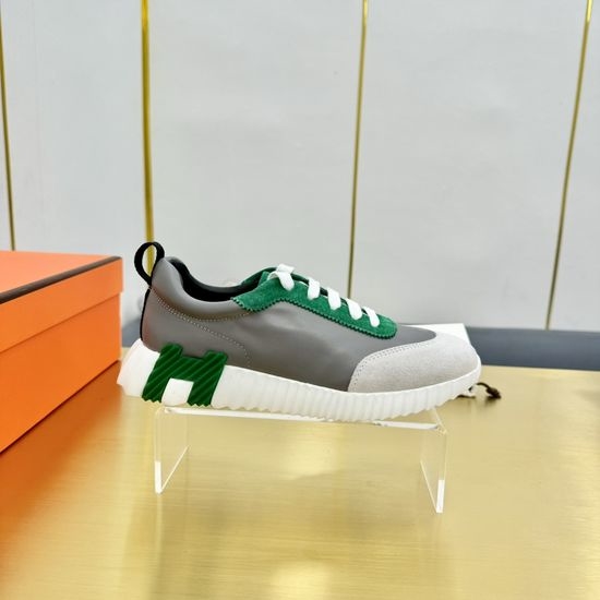 Hermes Premium Color Block Casual Athletic Sneakers