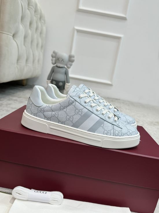 Gucci Classic Leather Casual Shoes Durable Soft Daily Walking Footwear
