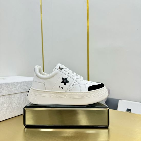 Christian Dior CD Breathable Mesh Leather Ultra Light Soft Sole Sneakers