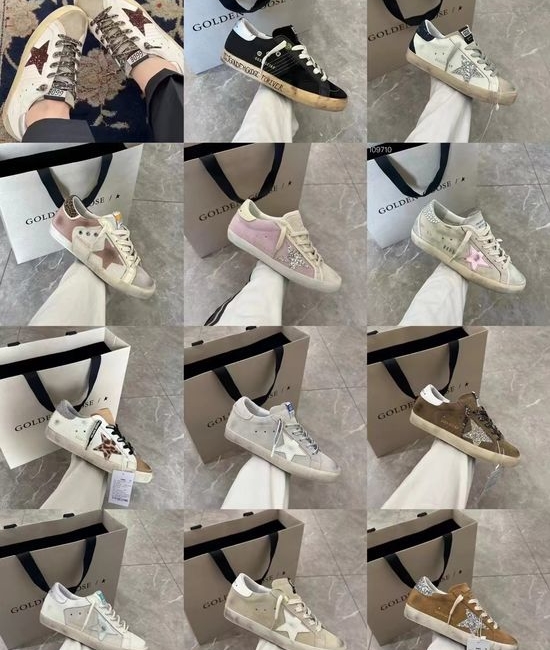 Golden Goose GGDB Classic Distressed Daily Casual Comfortable All-match Sneakers