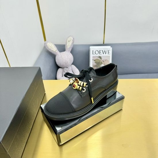 Chanel Premium Leather Ankle Boots with Pearl Decor