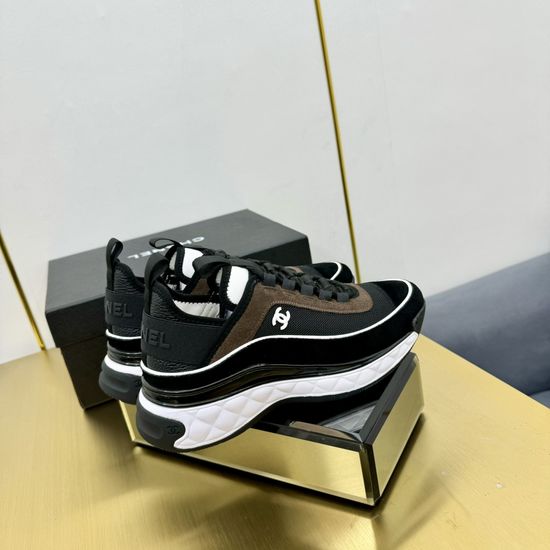Chanel Premium Leather Upper Comfortable Casual Fashion Sneakers