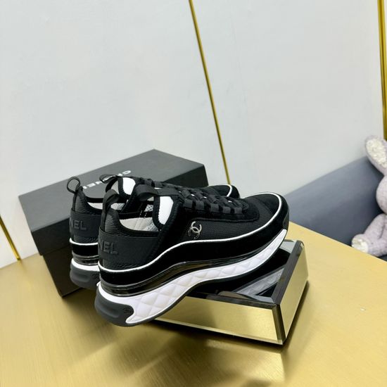 Chanel Premium Leather Upper Comfortable Casual Fashion Sneakers