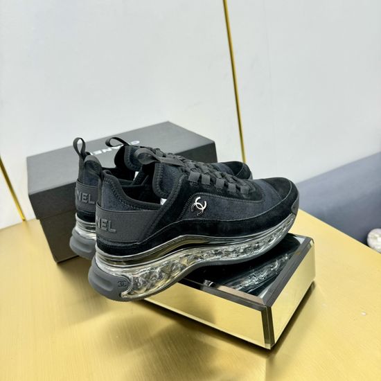 Chanel Premium Leather Casual Walking Sneakers For Daily Wear