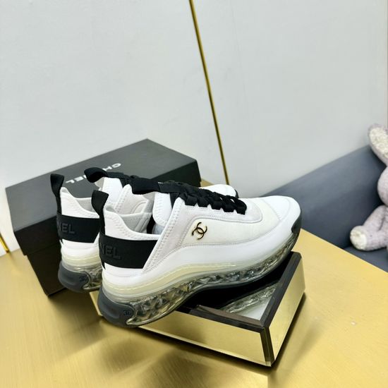 Chanel Premium Leather Casual Walking Sneakers For Daily Wear