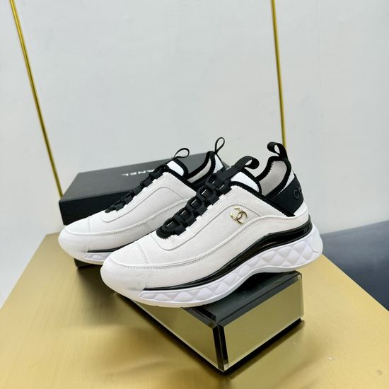 Chanel Premium Leather Casual Walking Sneakers For Daily Wear
