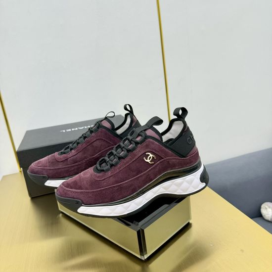 Chanel Premium Leather Comfortable Casual Sports Sneakers