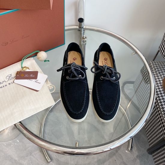 Loro Piana Classic Lace-up Loafers Premium Casual Comfort Footwear