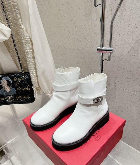 Valentino Genuine Leather Fashion Ankle & Knee High Boots