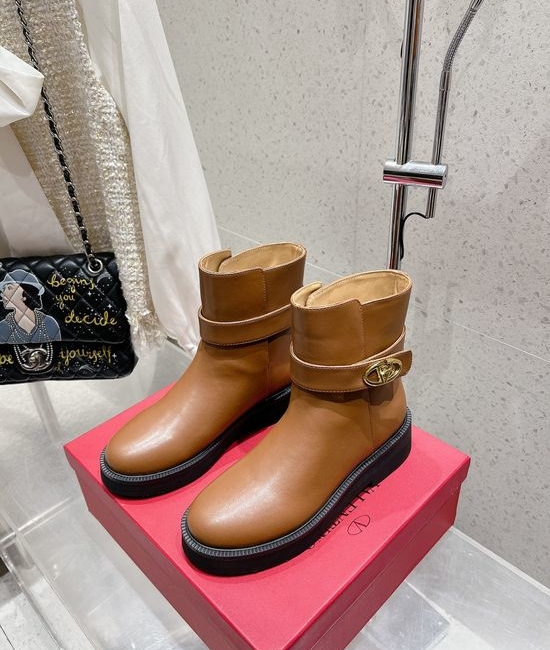 Valentino Genuine Leather Fashion Ankle & Knee High Boots