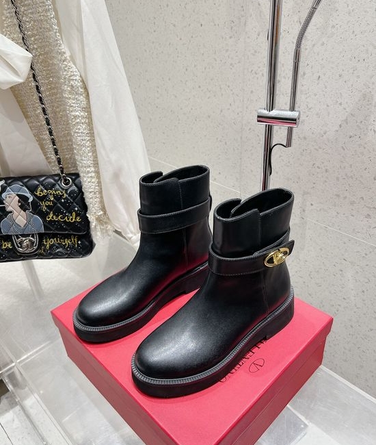Valentino Genuine Leather Fashion Ankle & Knee High Boots