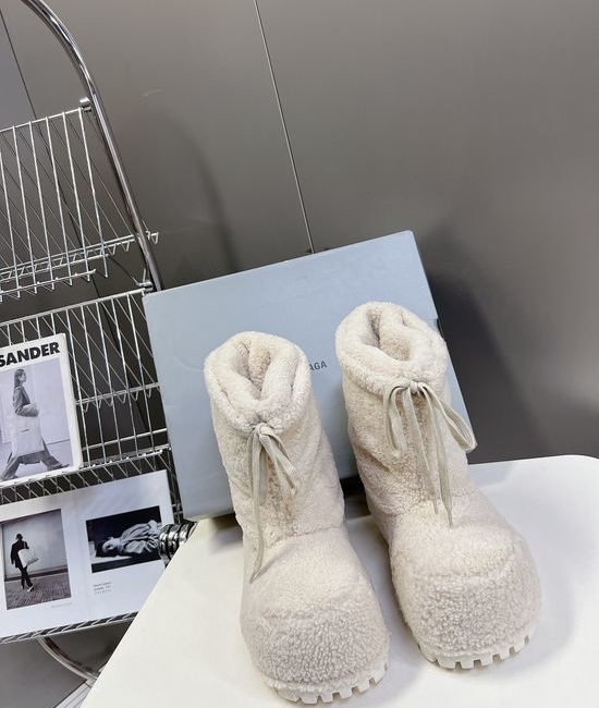 Balenciaga Warm Non-Slip Winter Snow Boots for Outdoor Wear