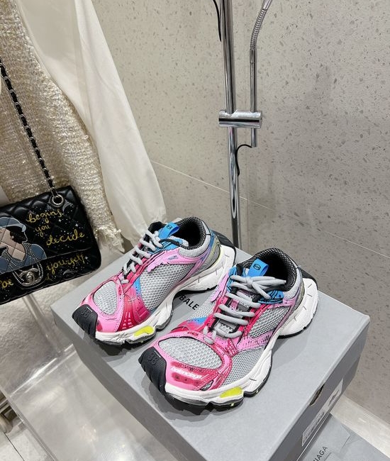 Balenciaga Vintage Thick Sole Casual Platform Sneakers