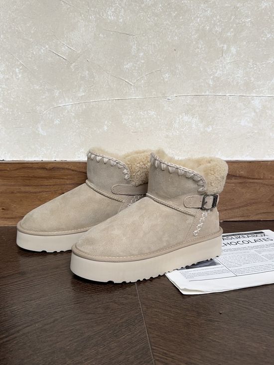 UGG Premium Shearling Short Snow Boots Warm Non-slip Soft Footwear