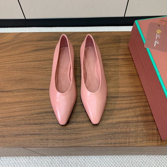 Loro Piana Witch-Inspired Flat Shoes in Minimalist Style