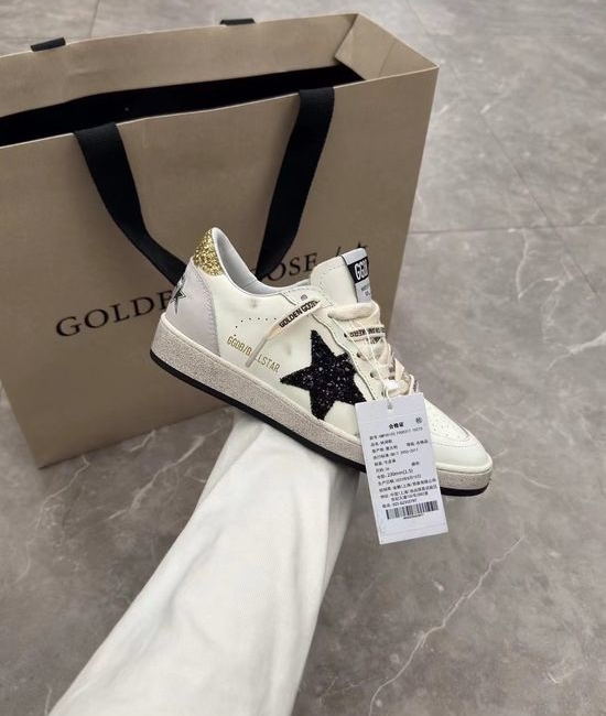Golden Goose GGDB Handmade Distressed Casual Shoes with Cushioned Insole