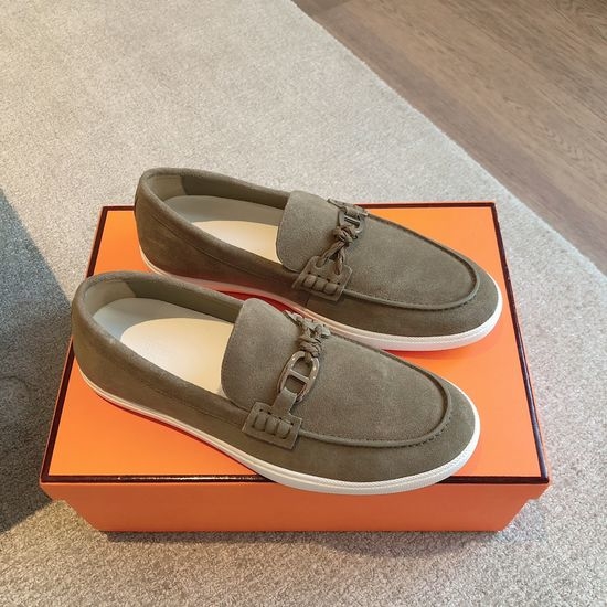 Hermes Classic Retro Comfortable Lace Up Casual Sneakers