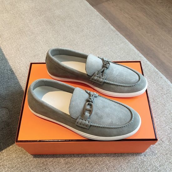 Hermes Classic Retro Comfortable Lace Up Casual Sneakers