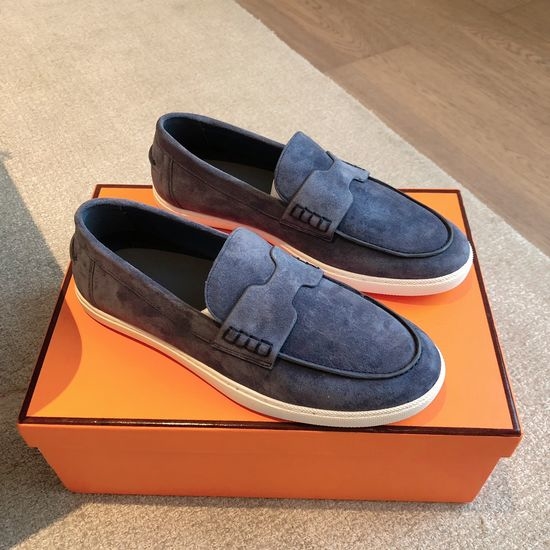 Hermes Classic Retro Comfortable Lace Up Casual Sneakers