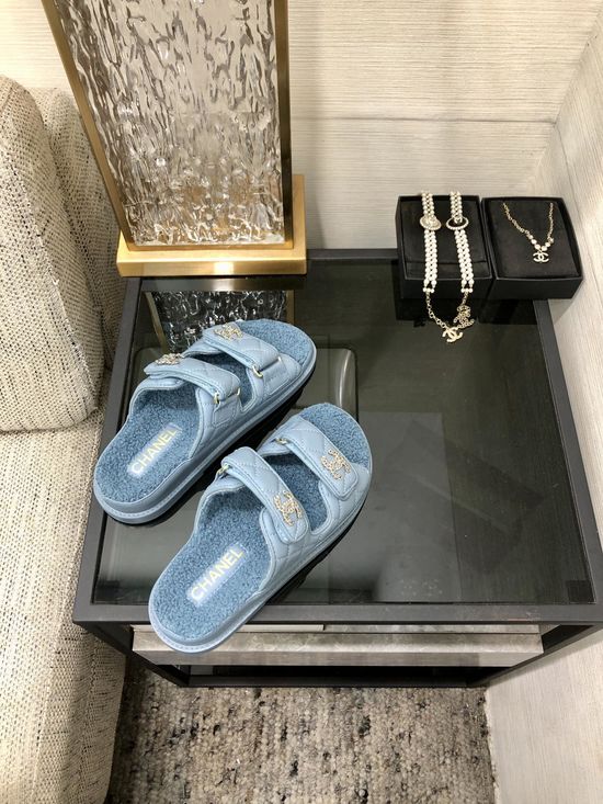 Gucci Premium Velcro Slippers with Genuine Sheepskin Lining