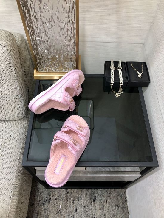 Gucci Premium Velcro Slippers with Genuine Sheepskin Lining